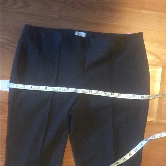 LAUNDRY BY SHELLI SEGAL Gray Side zip pants size 10 work wear ships same day - Picture 9 of 9